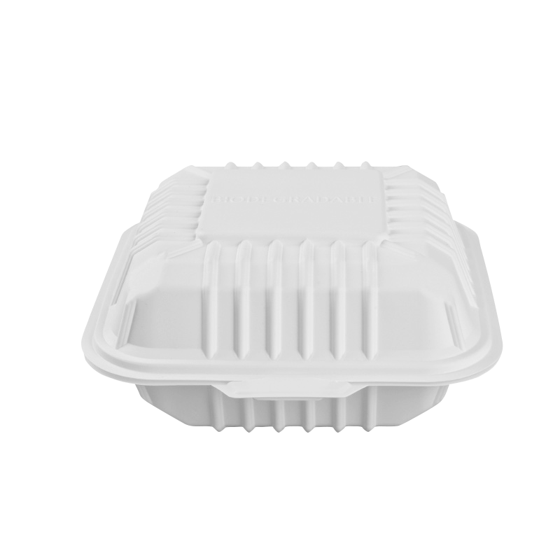 Compostable Cornstarch Clamshells