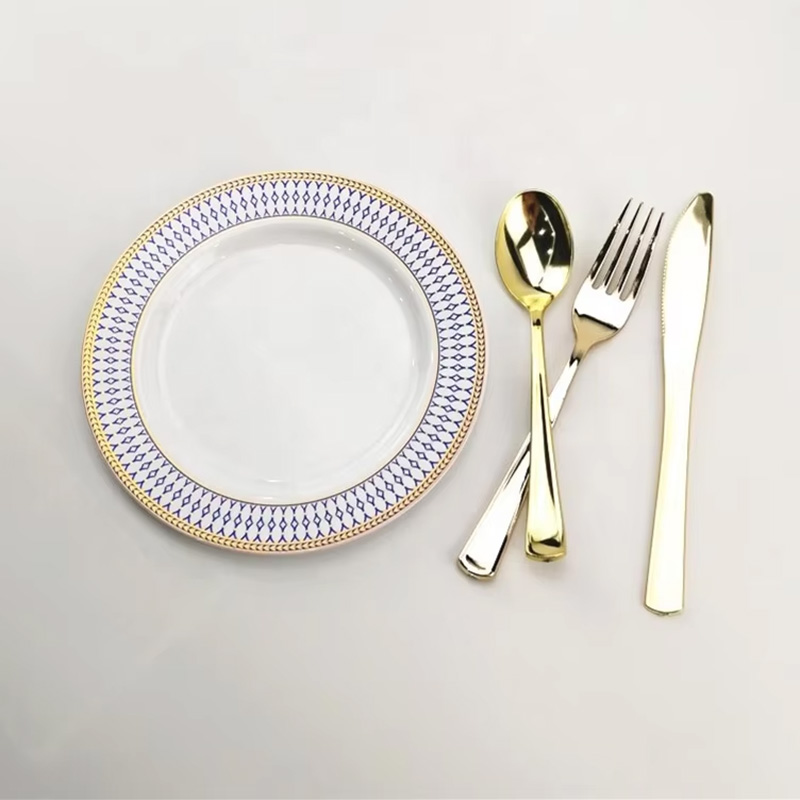 Custom Logo Plastic Dinner Plates